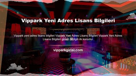 Vippark Lisans Bilgileri